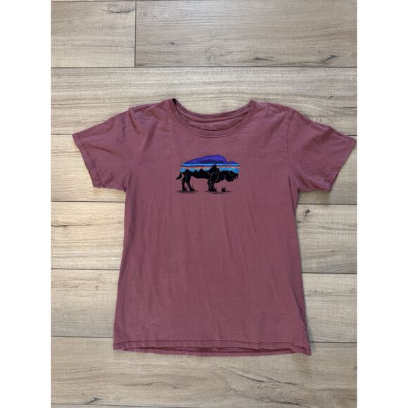 Patagonia Other - Patagonia Men's Shirt Responsibili-Tee Buffalo Logo Regular Fit Organi M Medium